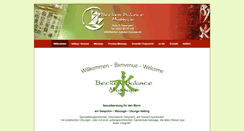 Desktop Screenshot of becken-balance-massage.de